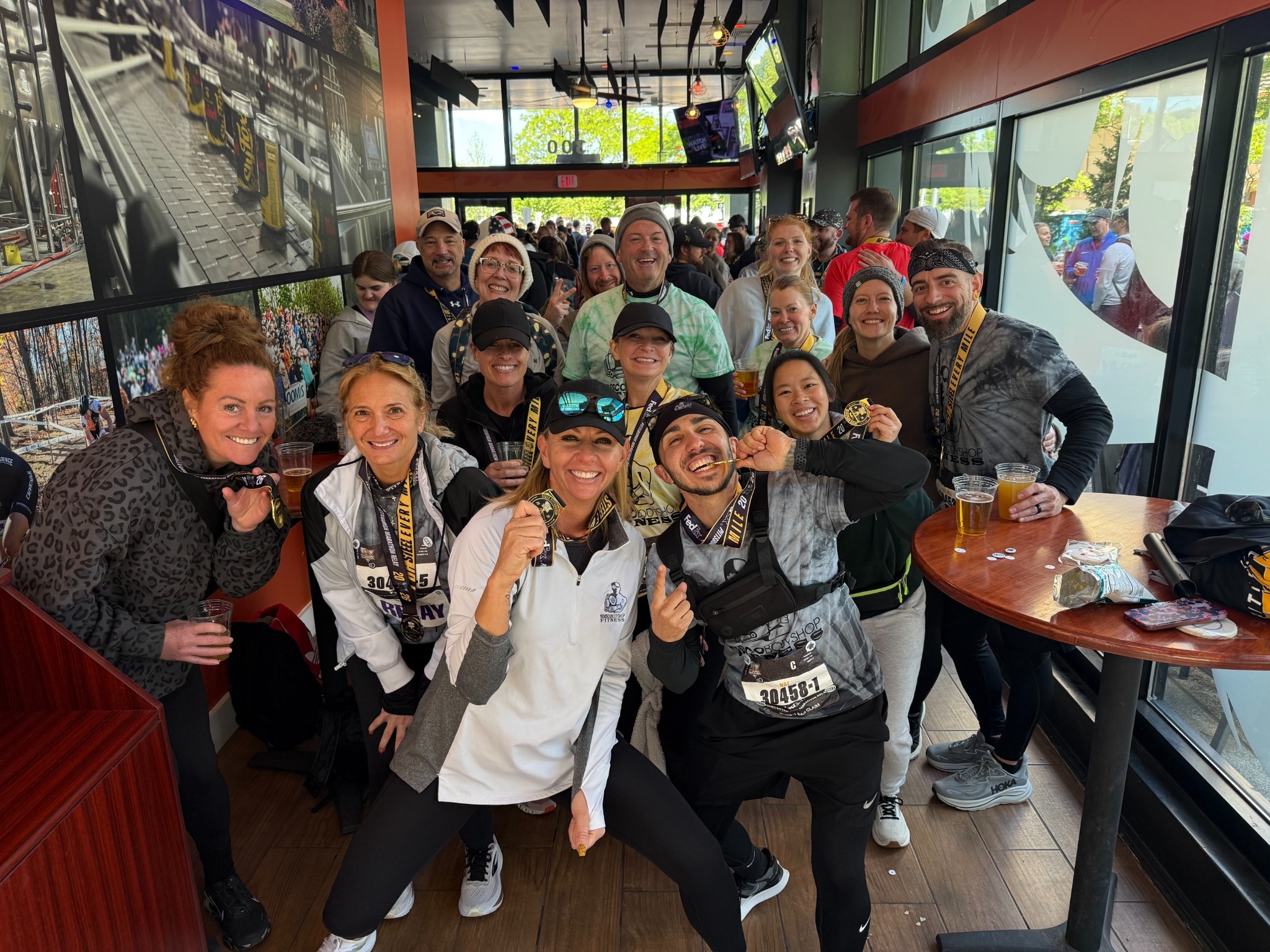 TBS community members celebrating together
