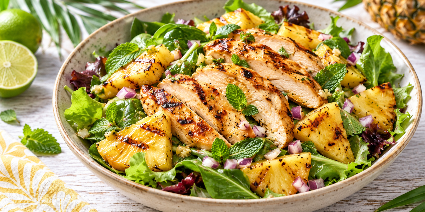 Tropical Grilled Chicken Salad